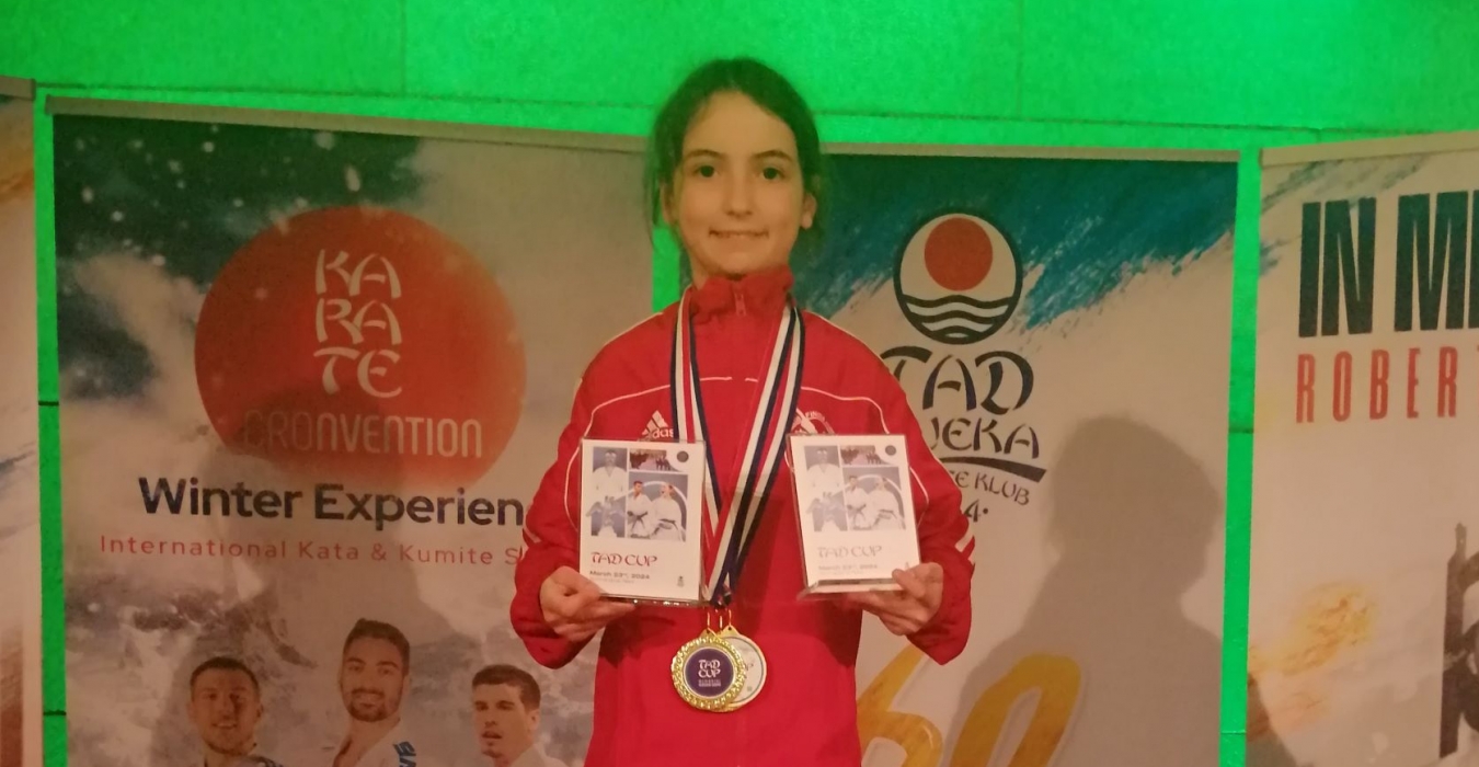 Paola Puškarić osvojila tri zlatne medalje na međunarodnom karate turniru u Rijeci