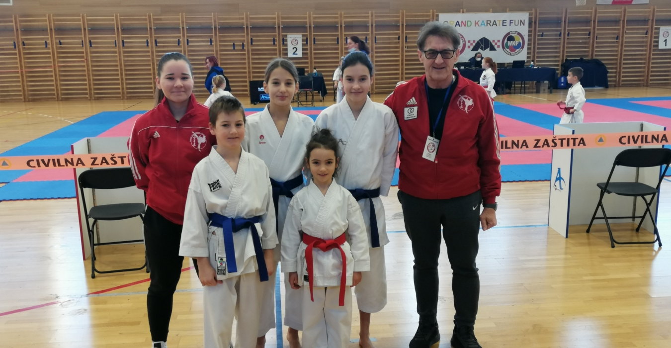 Odličan početak nove natjecateljske sezone osvajanjem trećeg mjesta na Grand Karate Fun-u
