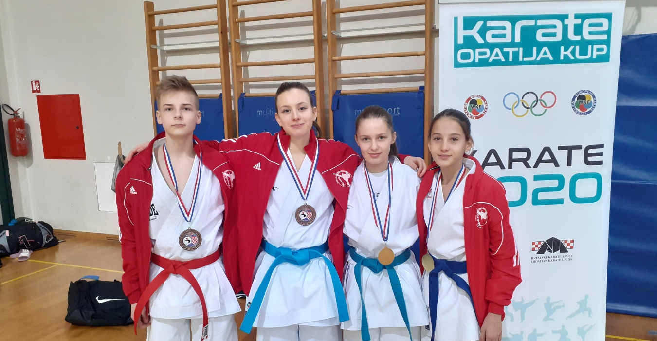 Četiri zlata i tri bronce s Opatija Cup-a