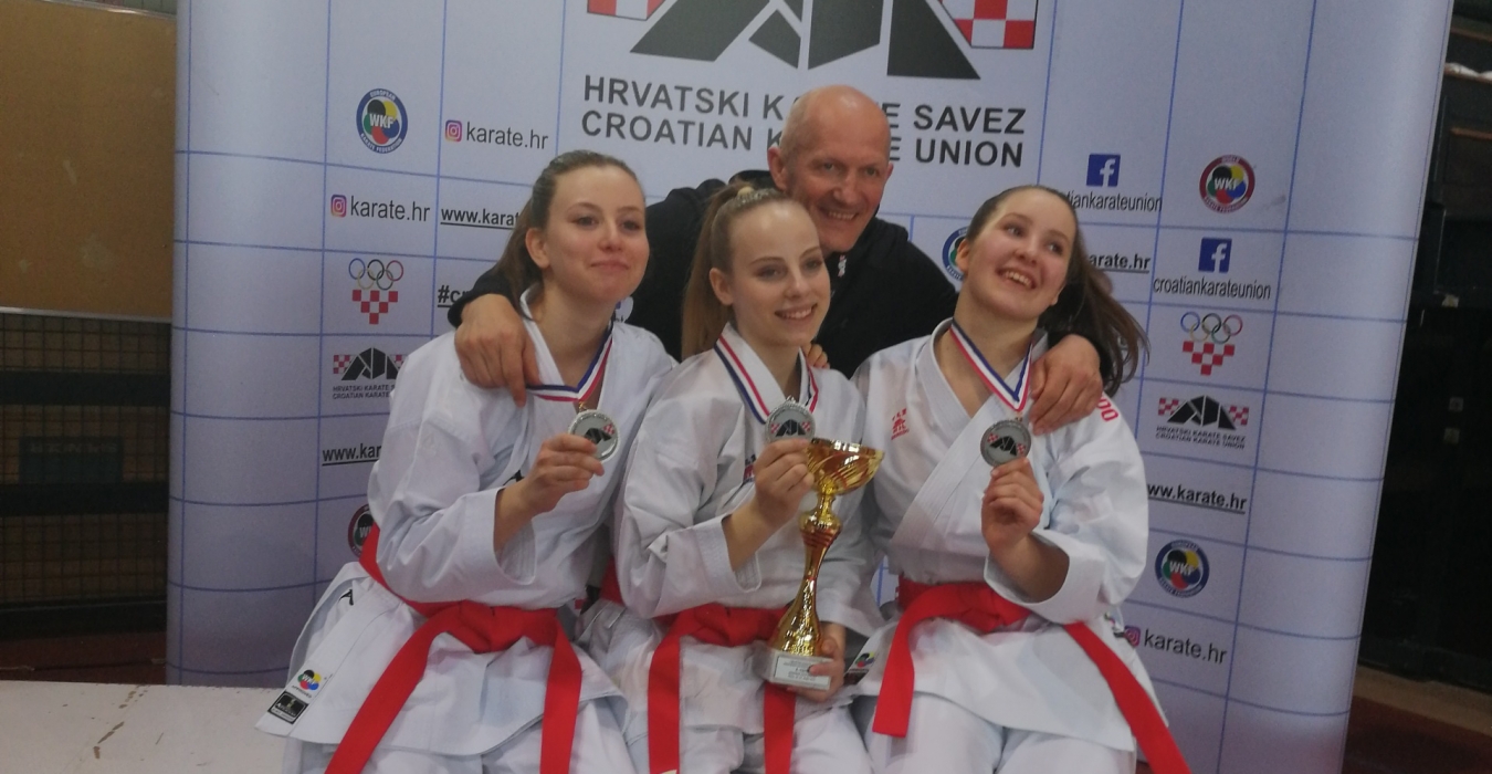 Flavia Paliaga seniorska viceprvakinja Hrvatske u katama ekipno