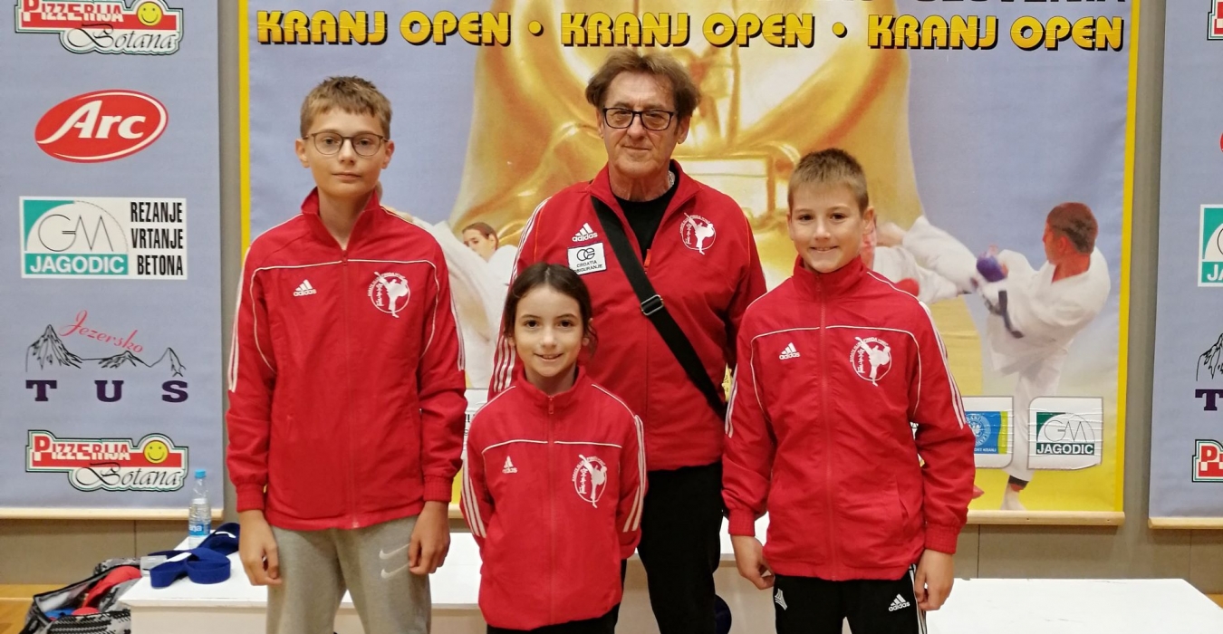 Dva 5. mjesta na međunarodnom karate turniru u Kranju